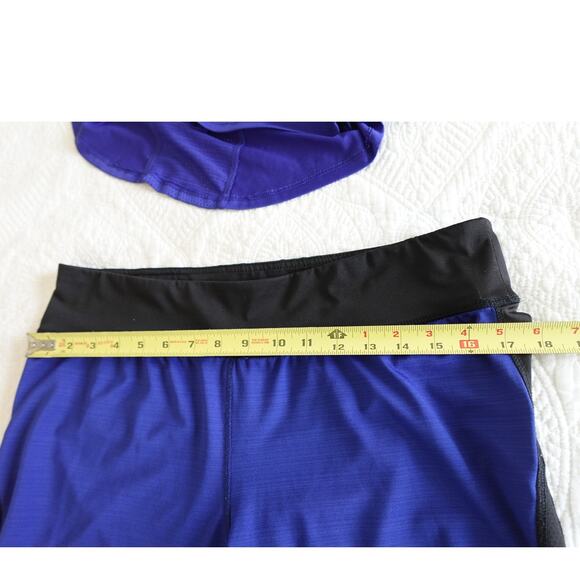 below the knee joggers and racer back tank set in cobalt blue and black XL 16-18 - Picture 10 of 12